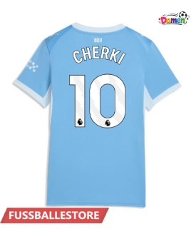 Günstige Manchester City Rayan Cherki #10 Heimtrikot Damen 2026-27 Kurzarm